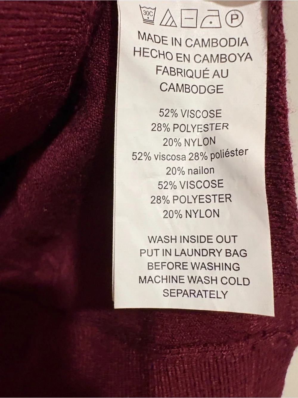 Michael Kors Maroon Crewneck Sweater